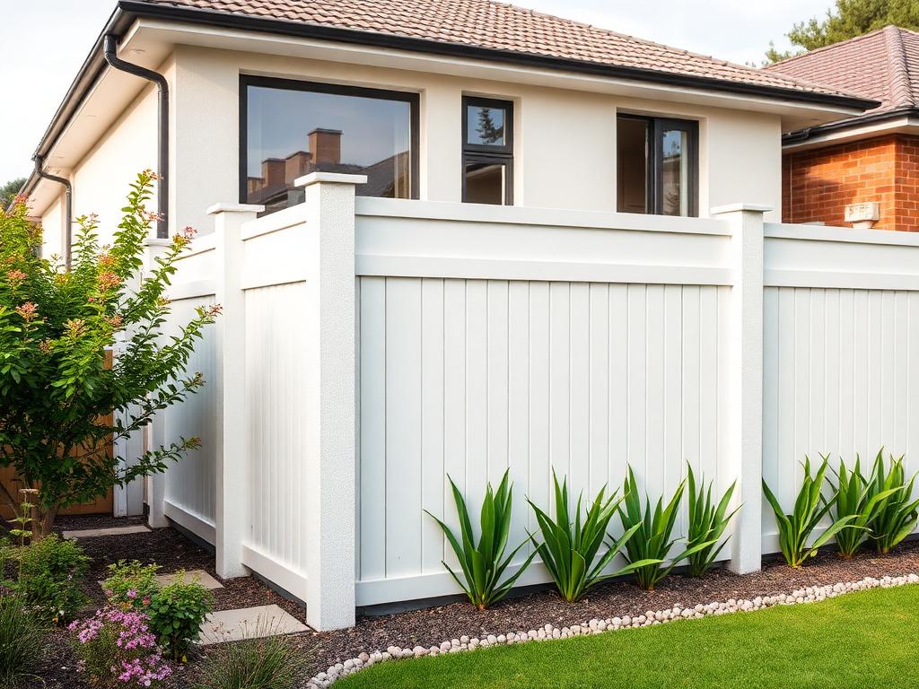 External K-render application and close-board fencing installation by MN Construction in Kent